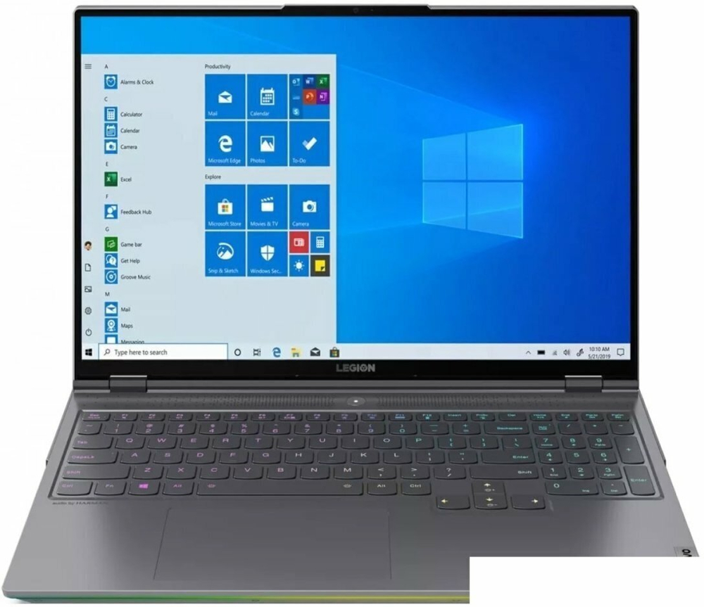 Ноутбук Lenovo Legion 7-16ACHg6. Конфигурация: AMD Ryzen 7 5800H 3.20 ГГц/32 Гб/1024 Гб SSD/nVidia GeForce RTX 3070 8 Гб/Free DOS/16" IPS 2560x1600 165Hz/A1