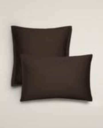 ZARA HOME САТИНОВАЯ НАВОЛОЧКА, КОРИЧНЕВЫЙ