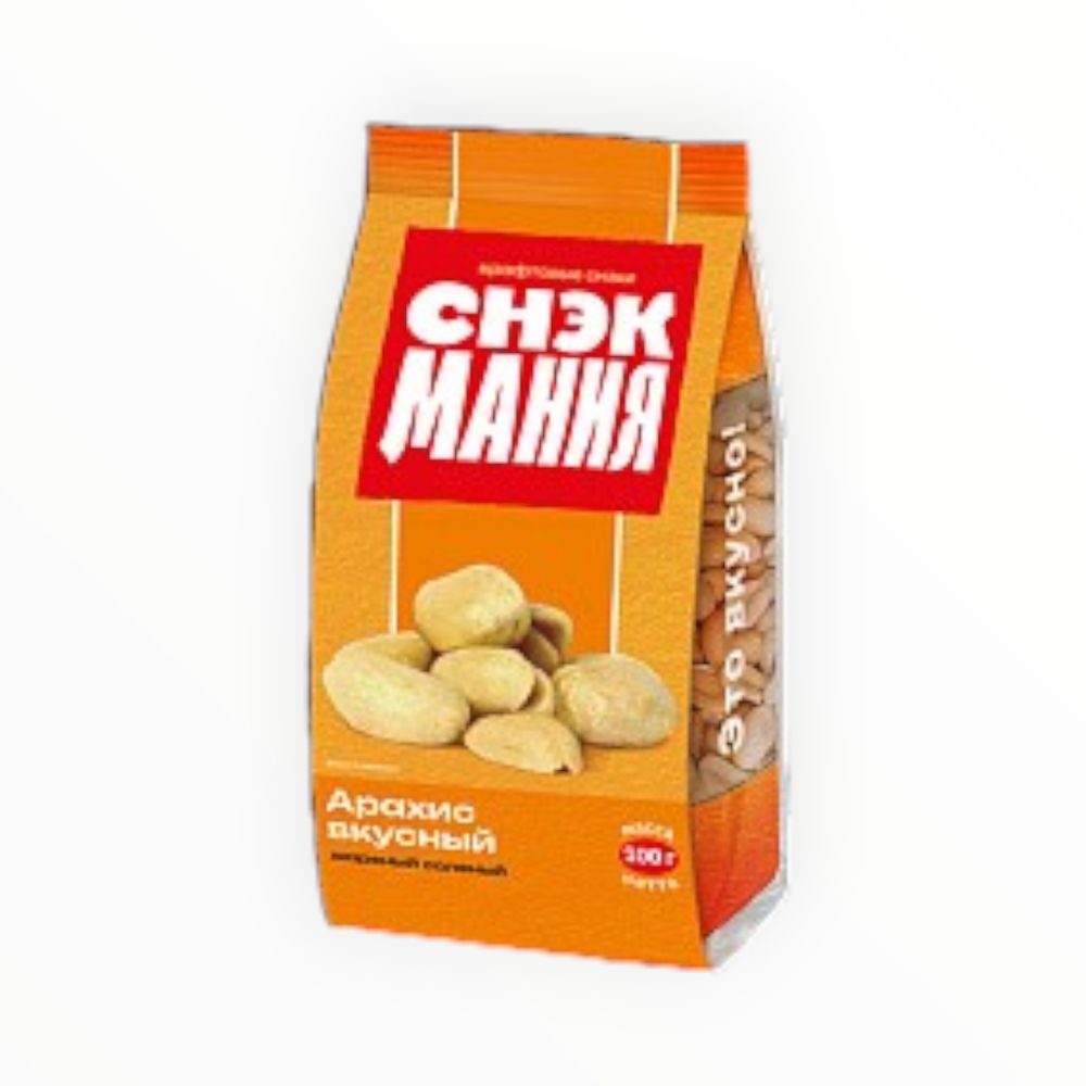 Снэк МАНИЯ арахис жареный соленый 100г