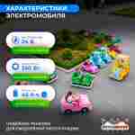 Детский электромобиль для проката «Патруль Океана» двухместный, усиленная рама