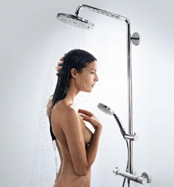 Душевая панель (с термостатом) 27185000 Croma 220 Showerpipe
