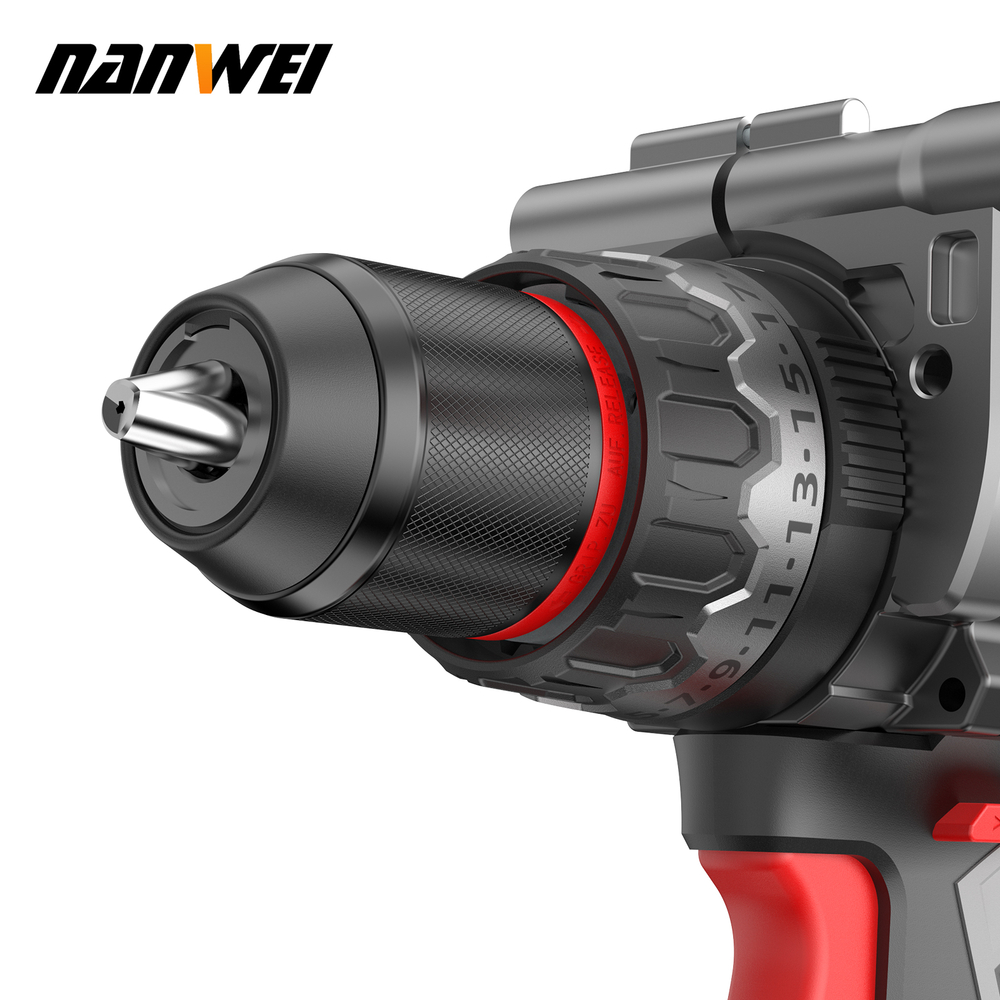 Шуруповерт аккумуляторный NANWEI NW-D5218C-6, 20 В, 180 Нм