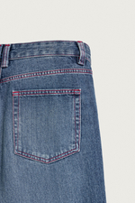 ДЖИНСЫ STRAIGHT FIT С КОНТРАСТНОЙ СТРОЧКОЙ — ZARA