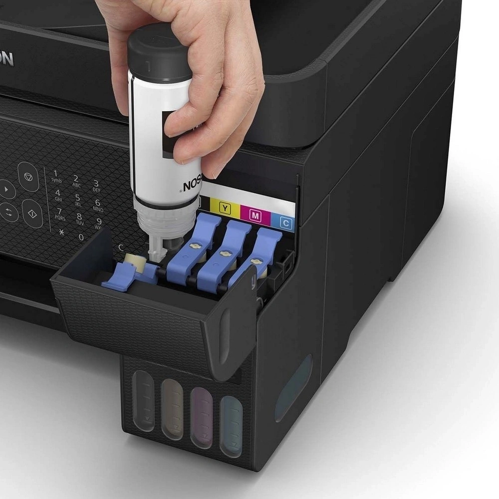 МФУ струйный Epson L5290 (C11CJ65512/C11CJ65409) A4 WiFi черный