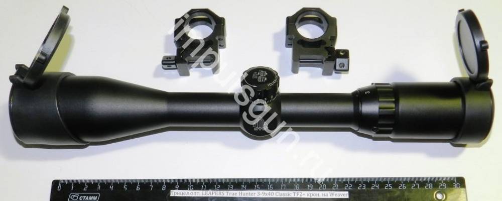 Оптический прицел LEAPERS True Hunter 3-9х40 Classic TF2+ крон. на Weaver SCP-U394FWT2