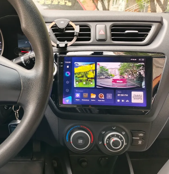 Магнитола для KIA Rio 2011-2017 - Vaycar VA27-0106-2K на Android 13, Быстрая, 2K QLED, CarPlay,4G SIM-слот
