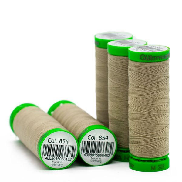 Нитки для тонких тканей Gutermann Extra Fine 150 (200 метров), 5 кат. | 854 пастельно-болотный