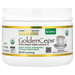California Gold Nutrition, Superfoods, GoldenCeps®, органическая куркума с ашвагандой, кордицепсом и рейши, 114 г (4 унции)