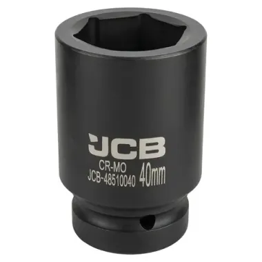 Головка ударная глубокая 40мм (6гр.), 1'' JCB JCB-48510040