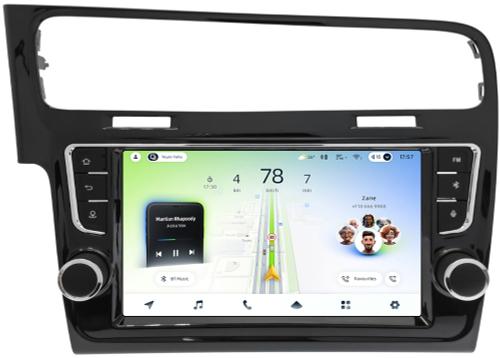 Магнитола для Volkswagen Golf 7 2012-2020 (рамка с крутилками и кнопками) - Teyes CC4L-DTS монитор 9" IPS, Android 14, Быстрая, Snapdragon 662, CarPlay, 4G SIM-слот