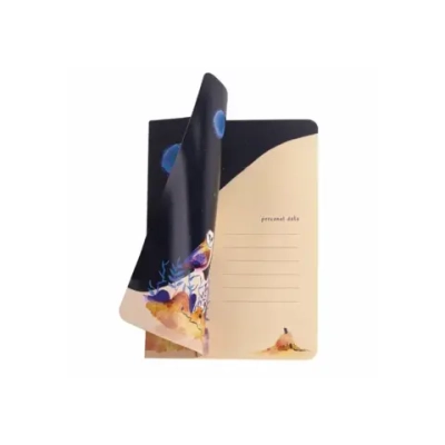 Тетрадь 40 л клетка BRAUBERG обложка SoftTouch, фольга, бежевая бум. 70 г/м2, Совы 403780