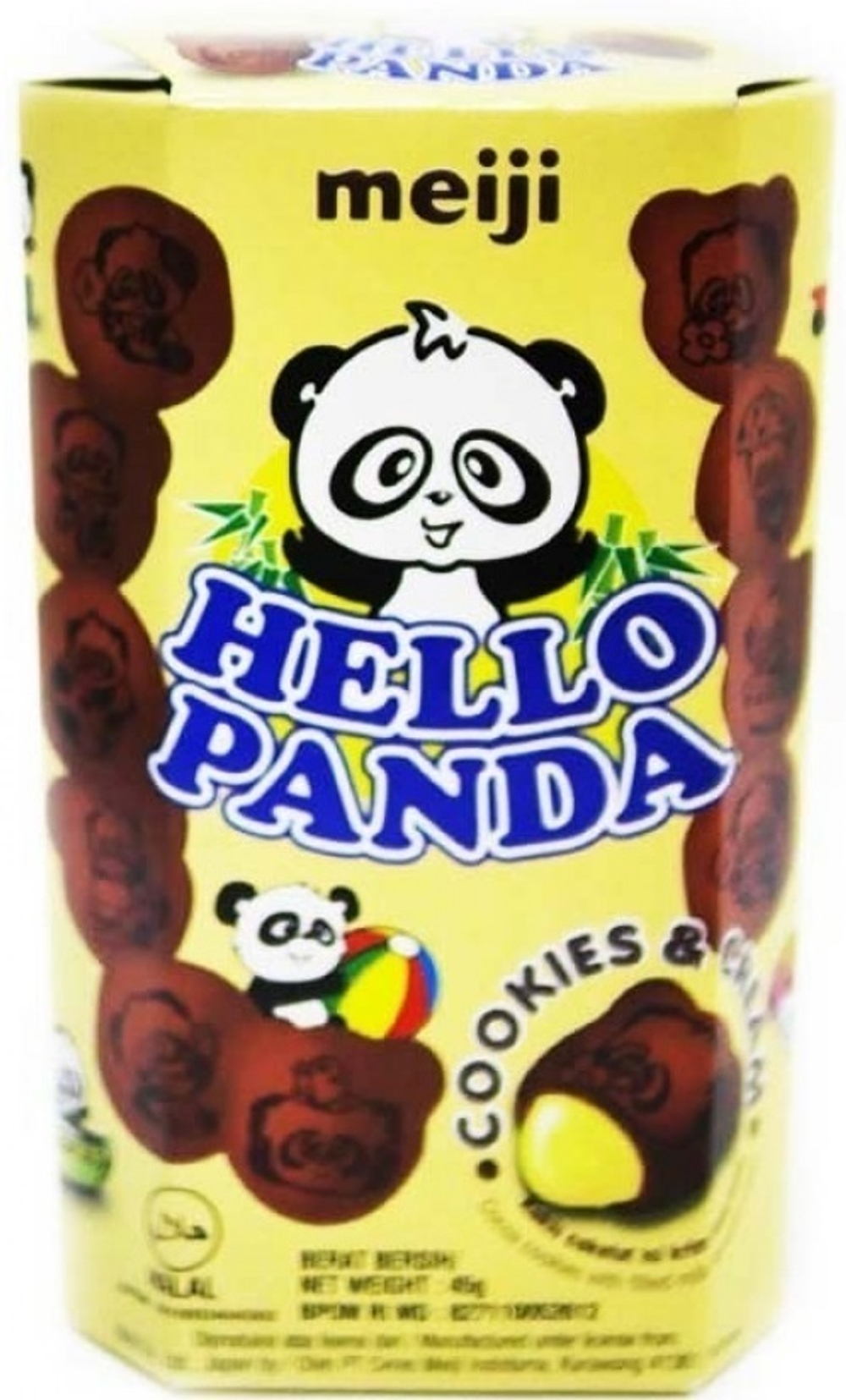 Печенье Meiji Hello Panda Cookies and Cream 42 гр (10шт)