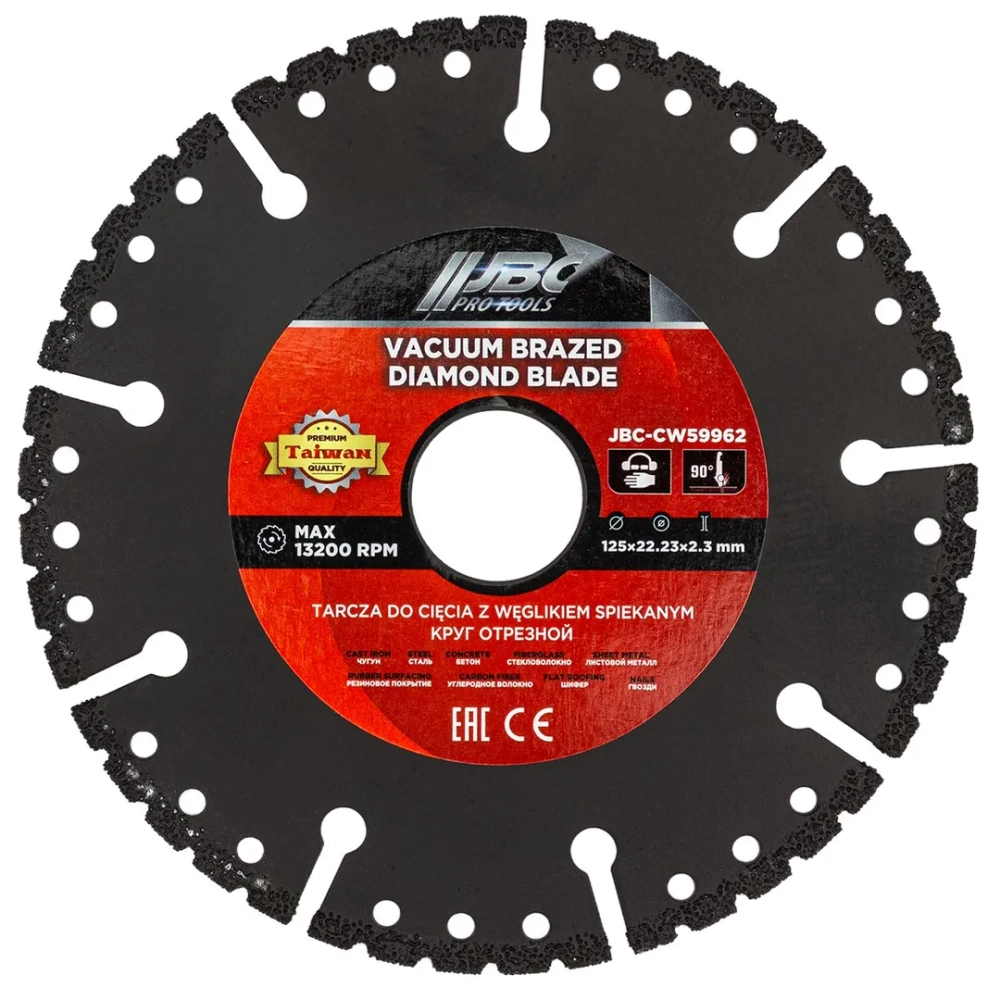 Круг отрезной 125*22,23*2,3мм JBC JBC-CW59962