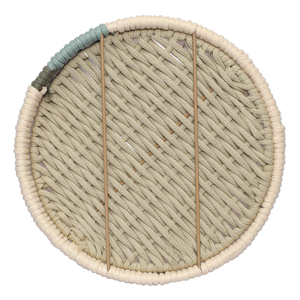 Корзина плетеная Tkano Conga Green Ethnic tk24-st_ba0028