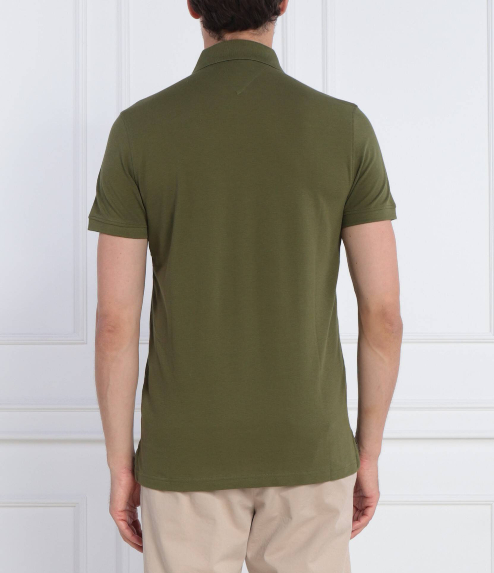 Поло GS CHECK PLACKET Tommy Hilfiger - зеленый(MW0MW33266)