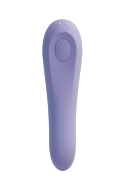 Вакуум-волновой бесконтактный стимулятор клитора Satisfyer Dual Pleasure, силикон, фиолетовый, 17,9