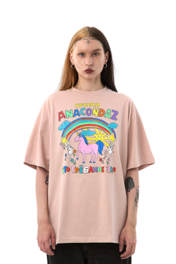 Футболка «Грёбаное зло» peach