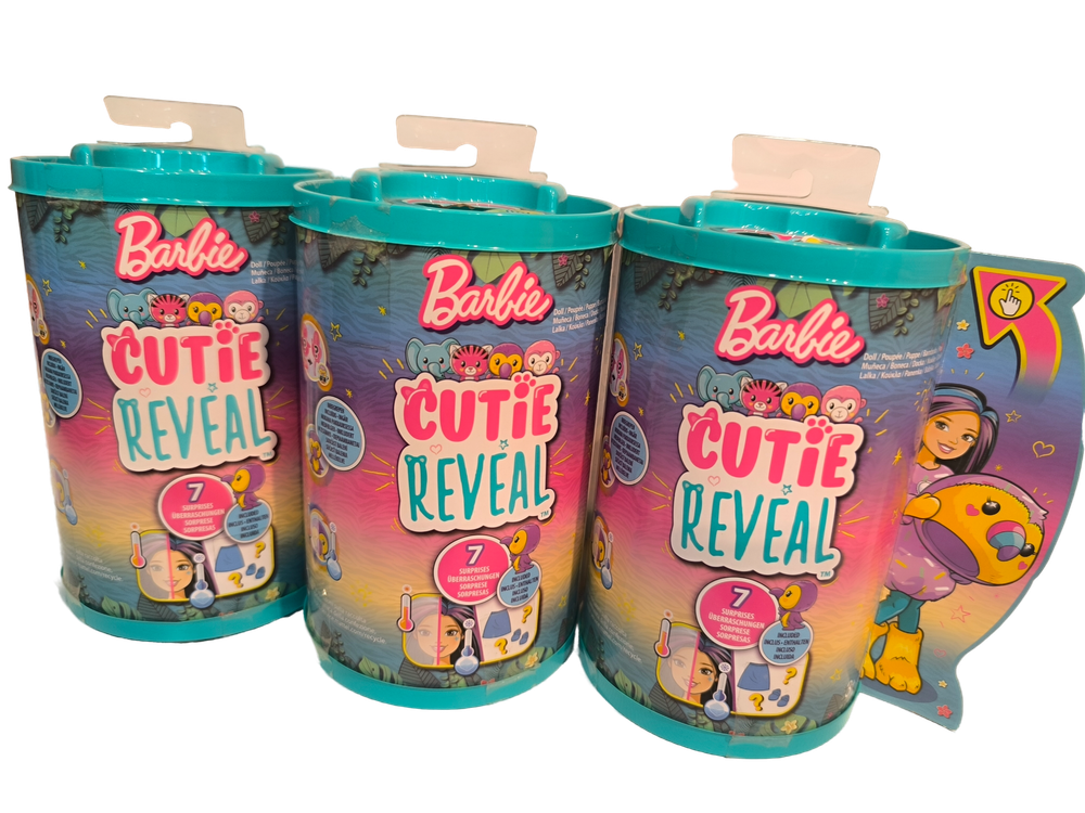 Кукла Барби Кьюти Ревил Тукан | Barbie Cutie Reveal Toucan HKR16 | кукла-сюрприз в костюме птицы Mattel | 3+
