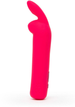 Розовая вибропуля с ушками Rechargeable Rabbit Ears Bullet Vibrator (Цвет: розовый)