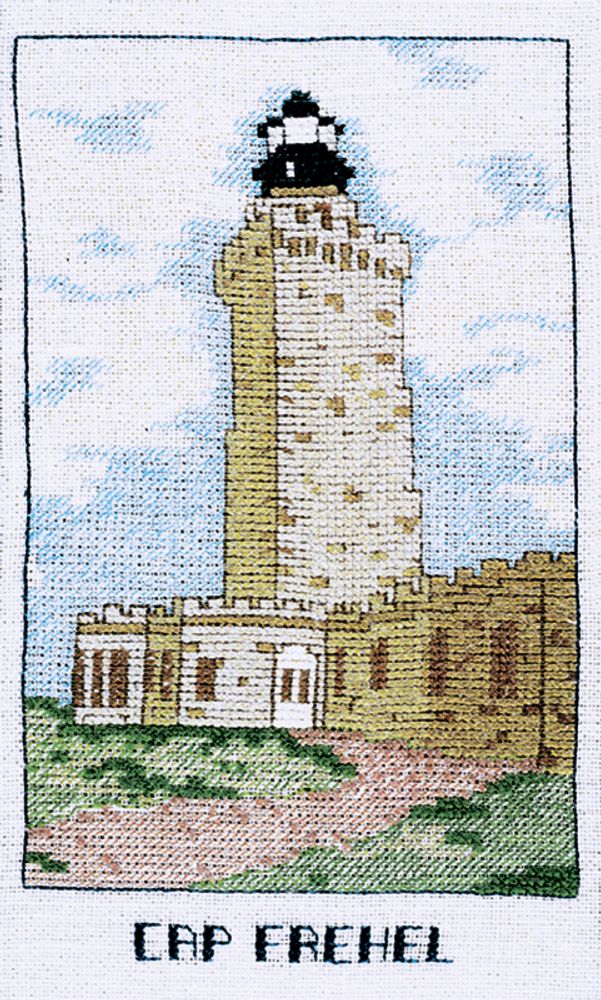 Набор для вышивания нитками Le Bonheur des Dames, Phare Cap Frehel” (Маяк Кап Фреель), 10,5х17,5 см Набор для вышивания нитками Le Bonheur des Dames, Phare Cap Frehel” (Маяк Кап Фреель), 10,5х17,5 см