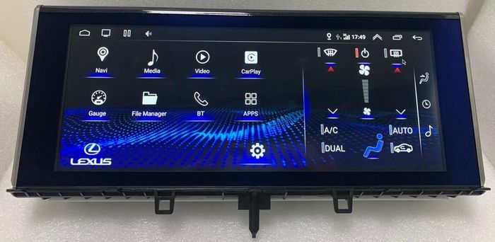 Магнитола для Lexus LX570 2016+ и LX450d - RDL-LEX-LX16 монитор 12.3" на Android 13, Быстрая, CarPlay, 4G SIM-слот