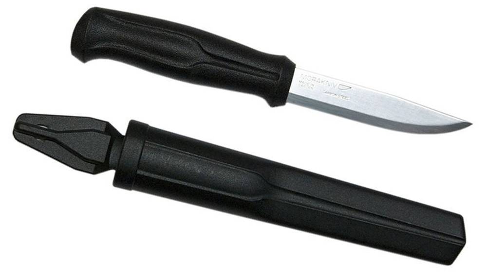 Нож Morakniv No. 510, универсальный/туристический, углеродистая сталь, клинок 95мм, чёрный
