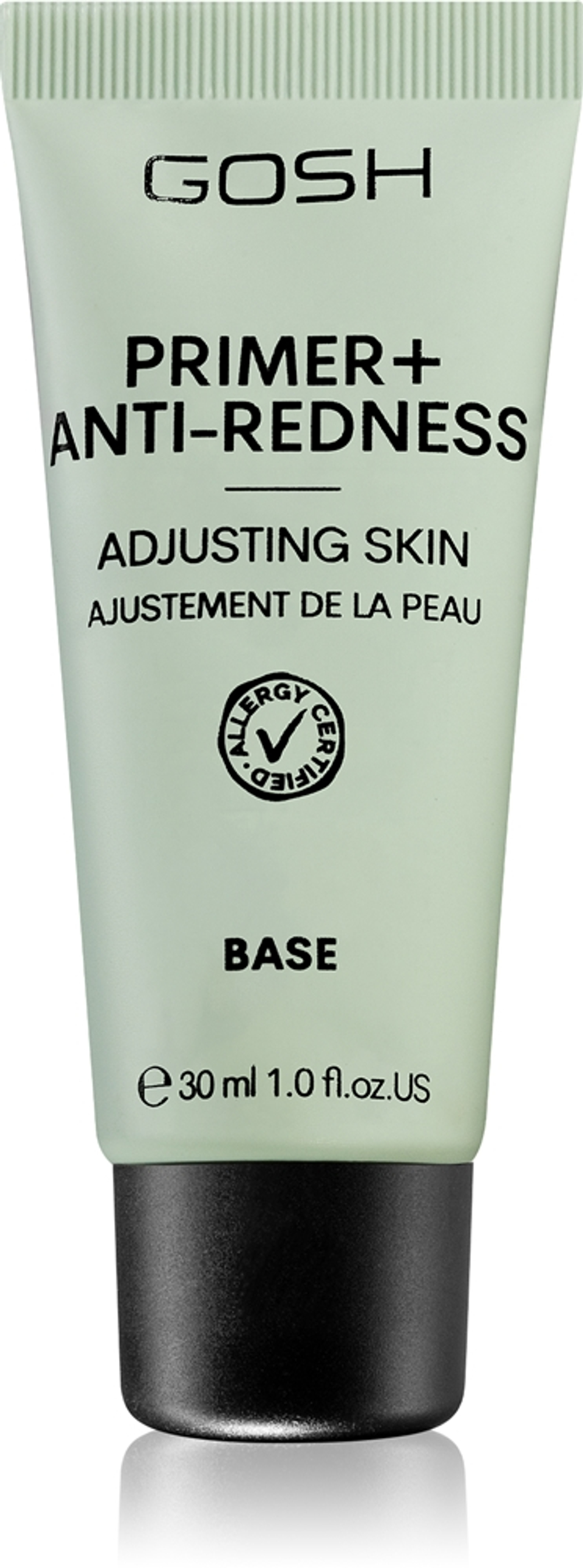 Gosh Primer Plus + - База под макияж, уменьшающая покраснения, 30 ml