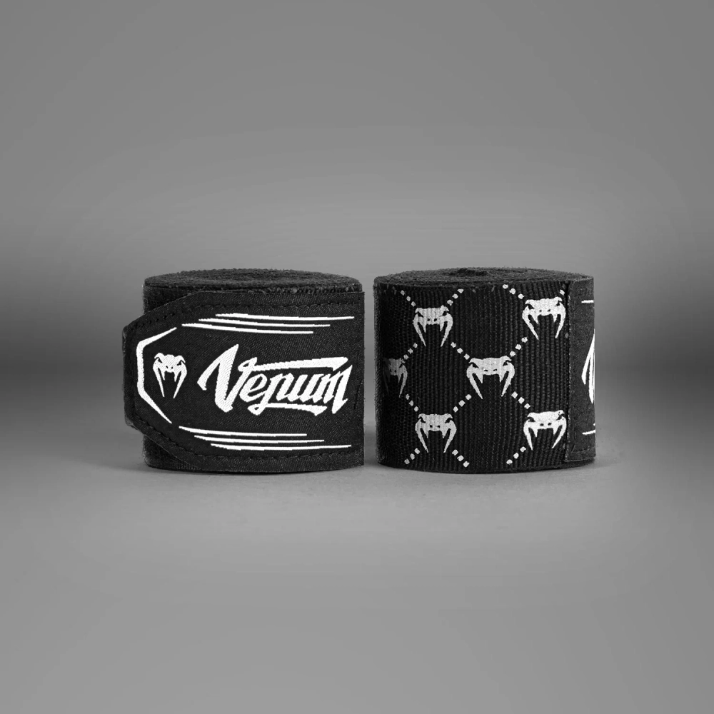 Бинты Venum Monogram Black/White 4м
