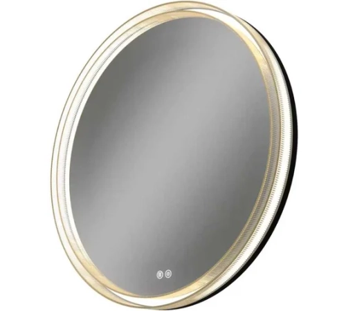Зеркало Teymi Lina Romantic Black D60 LED подсветка, сенсор, антипар
