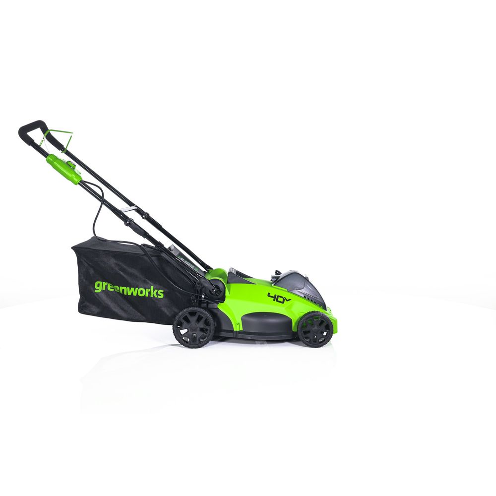 Аккумуляторная газонокосилка Greenworks GD40LM16XK5, 40v, 41 см, (2517907UG), с аккумулятором 5 А·ч и зарядным устройством