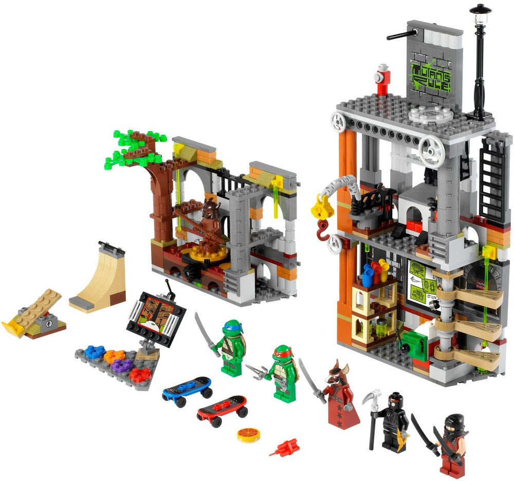 Конструктор Черепашки Ниндзя LEGO 79103 Нападение на черепашье логово