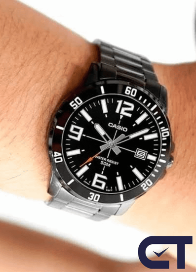 Casio MTP-VD01B-1B — мужские наручные часы
