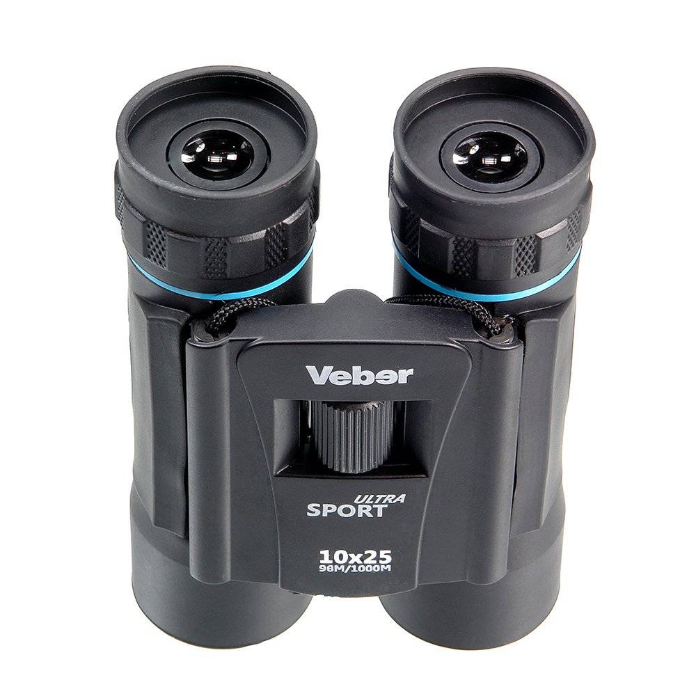 Бинокль Veber Ultra Sport BН 10x25 черный