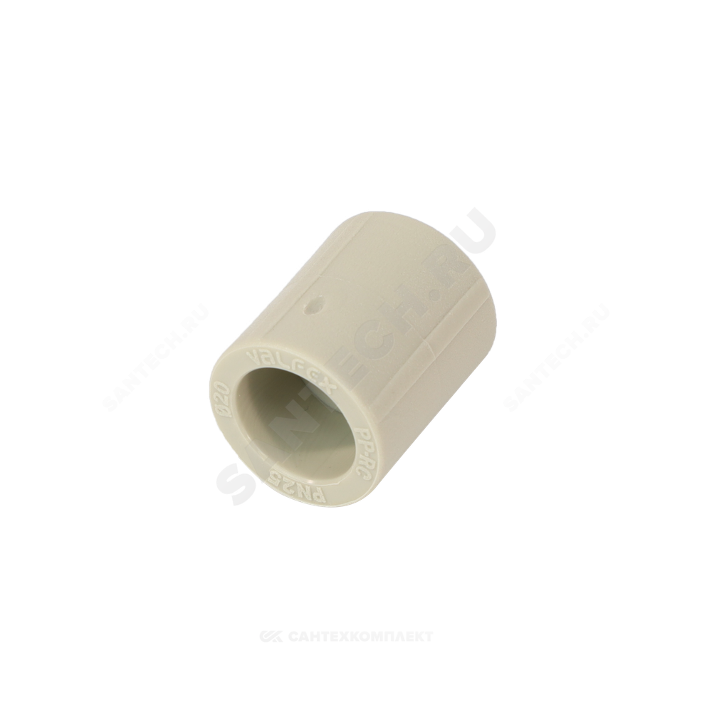 Муфта PP-R серая Дн 40 внутренняя пайка VALFEX 10113040Г