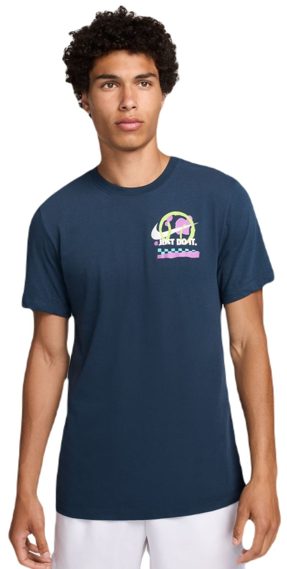 Мужская теннисная футболка Nike Court Dri-Fit T-Shirt - небесный
