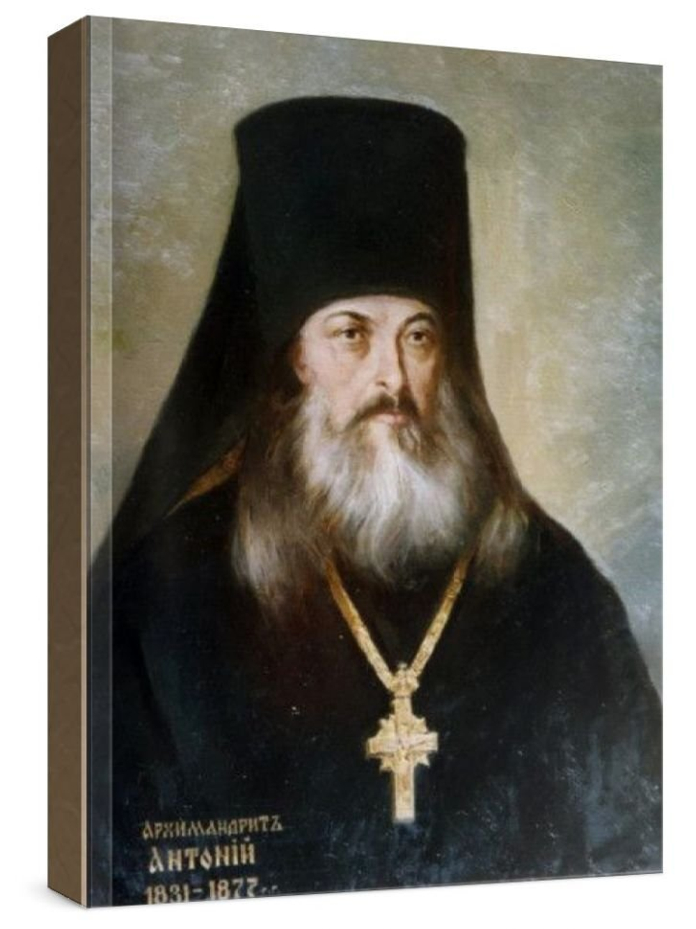 Антоний Радонежский (рукописная икона)