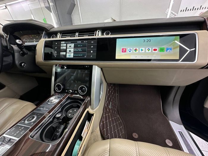 Магнитола для Range Rover 4 2012-2016 (BOSCH) - RDL-2268 мониторы 2x12,25" на Android 10, Быстрая, CarPlay, 4G SIM-слот