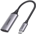 OTG Ugreen CM297 USB-C (папа) на HDMI (мама) серый