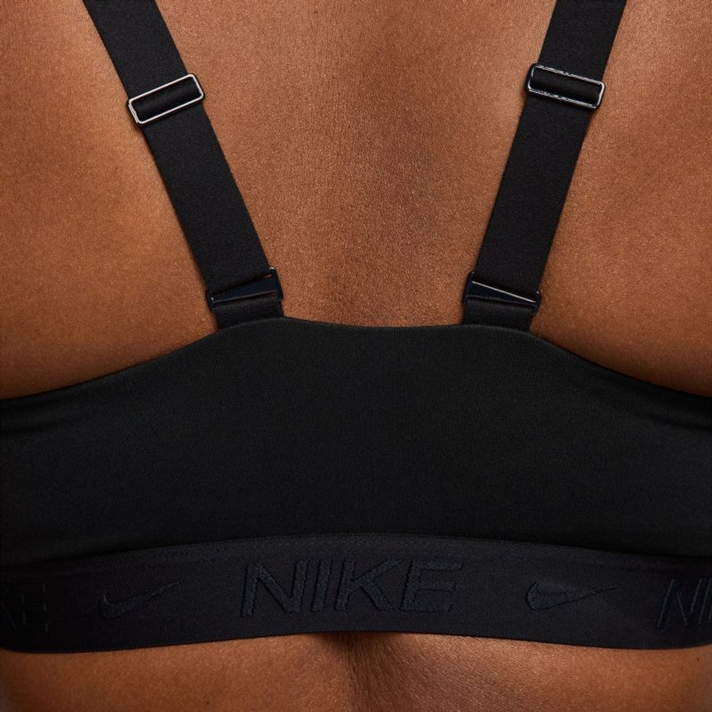 Теннисный бюстгальтер Nike Indy Medium Support Padded Adjustable Sports Bra - black/black - Black