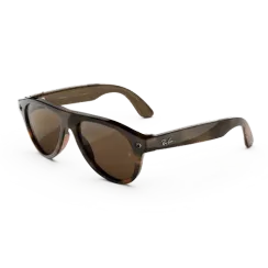 Умные очки Ray-Ban Meta Aviator Gen 3 Transparent Umber / Transitions Jade Размер 54