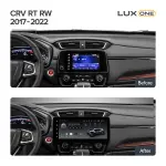 Магнитола для Honda CR-V 5 2017-2022 - Teyes LUX ONE 360 монитор 12.3" на Android 10, Быстрая, CarPlay, 4G SIM-слот, 4 камеры в комплекте