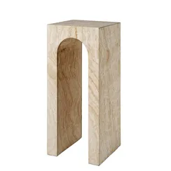 Консоль Thiennes из травертина, 80х35х35 см