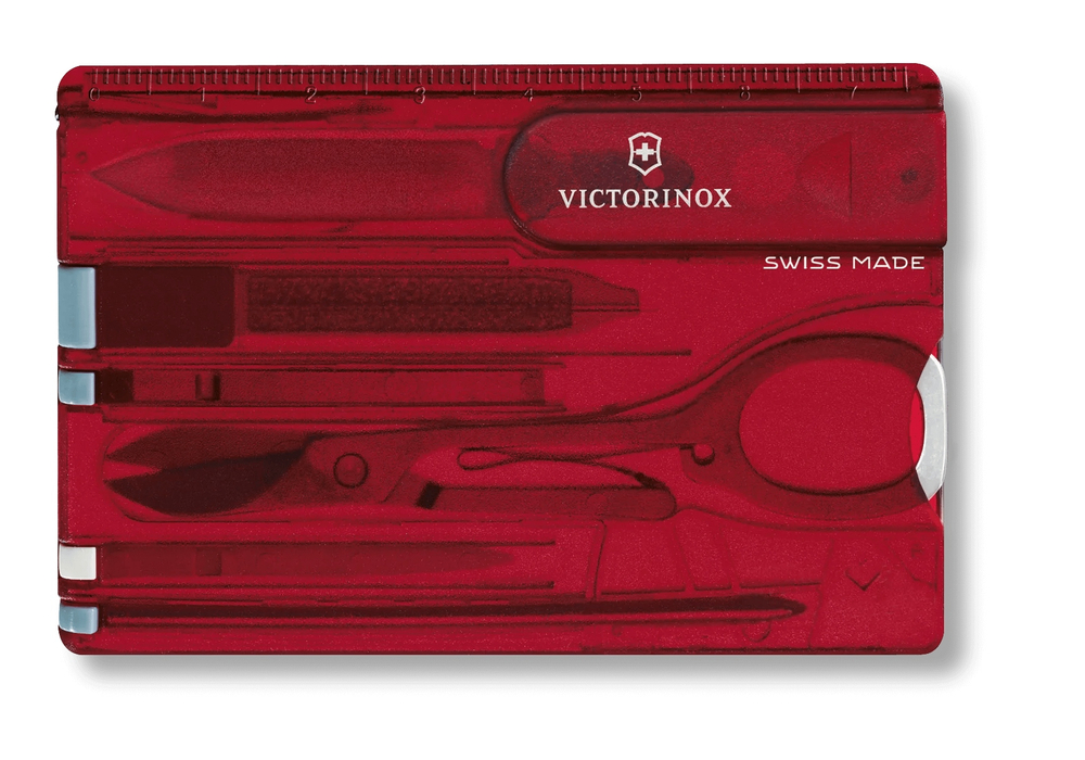 SwissCard Victorinox 0.7100.T red trans