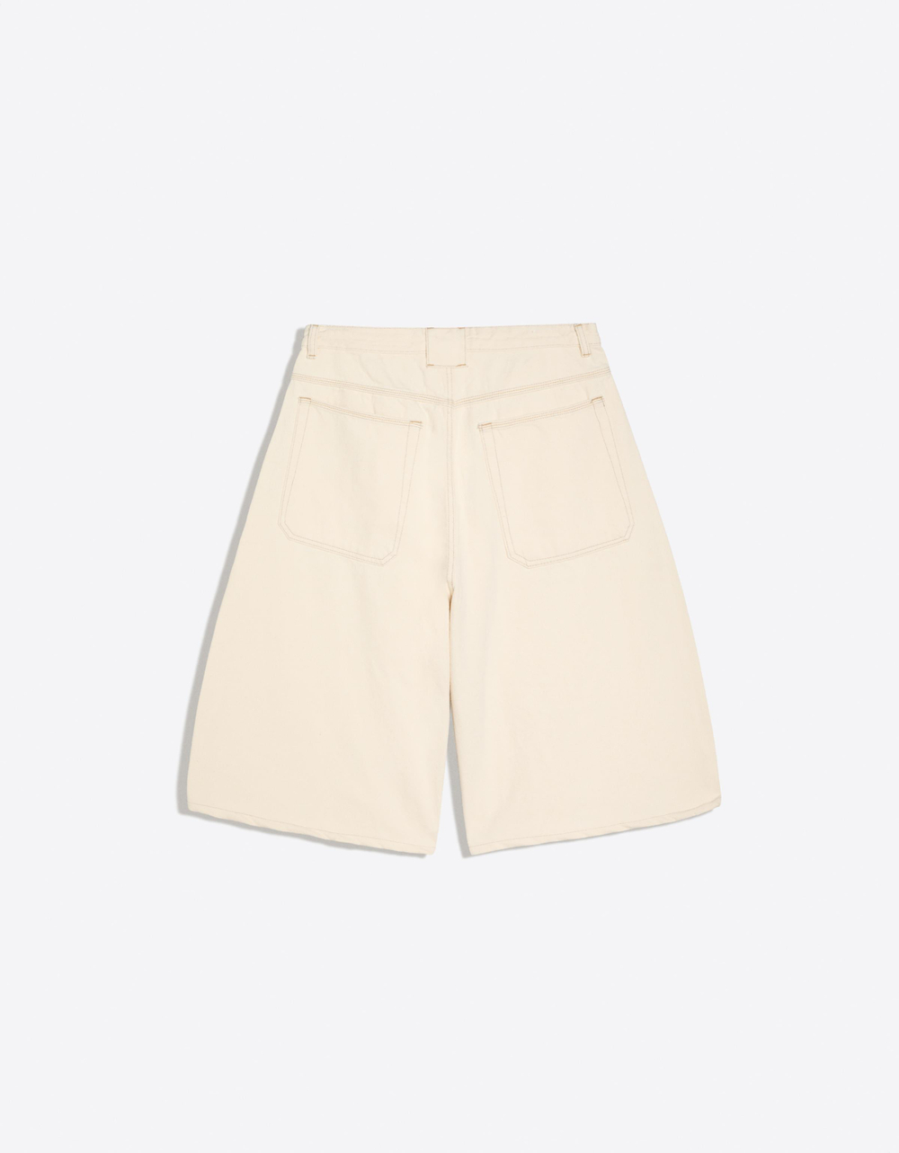 Мужские джинсовые бермуды barrel fit - BERSHKA