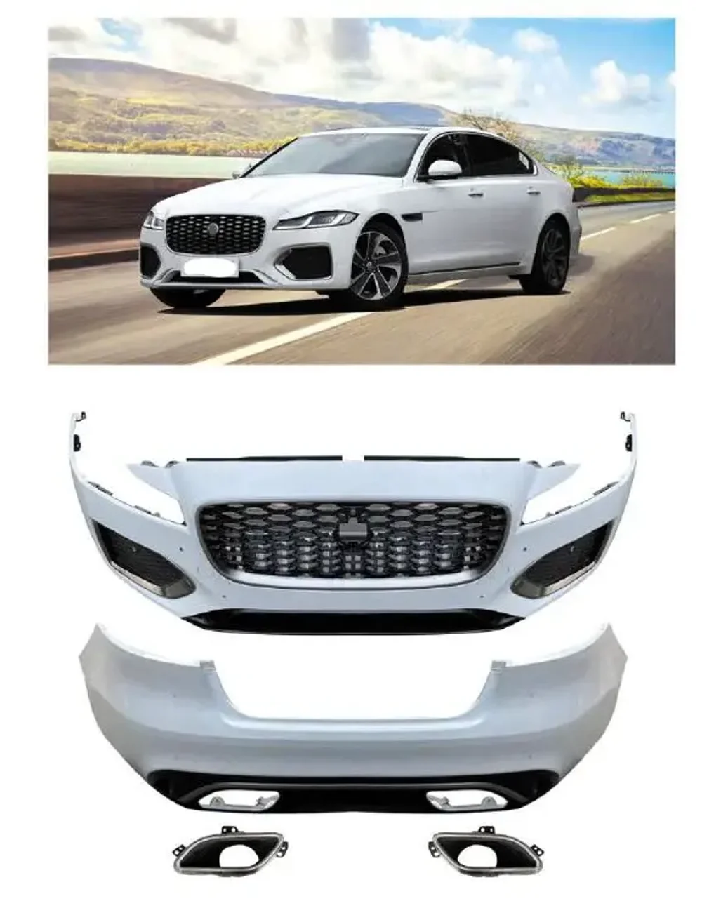 Обвес для Jaguar XF L 2020+ Ягуар