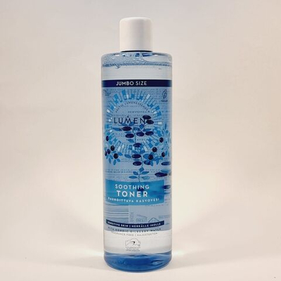Успокаивающий тоник для лица Lumene Herkka "Soothing Toner" с гиалуроновой кислотой и экстрактом черники, без отдушки, 400 мл (из Финляндии)