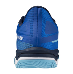 Мужские кроссовки теннисные Mizuno Wave Exceed Light 2 AC - небесный