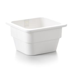 Гастроемкость 1/6 h100 мм пластик меламин 174*159*100 мм 1,6 л White P.L. Proff Cuisine