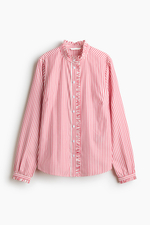 Блузка с оборками и пуговицами спереди - H&M