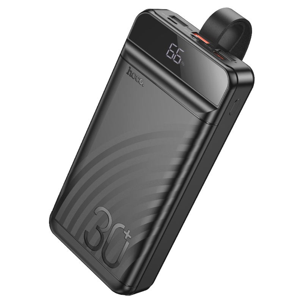 Powerbank Hoco J123B Element 30000mAh 3USB/1C/Micro черный